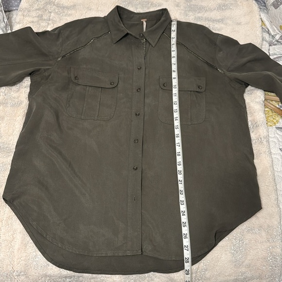 Free People, Long Sleeves cargo top with sparkle detail - Picture 6 of 6